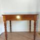 Desk with turned legs