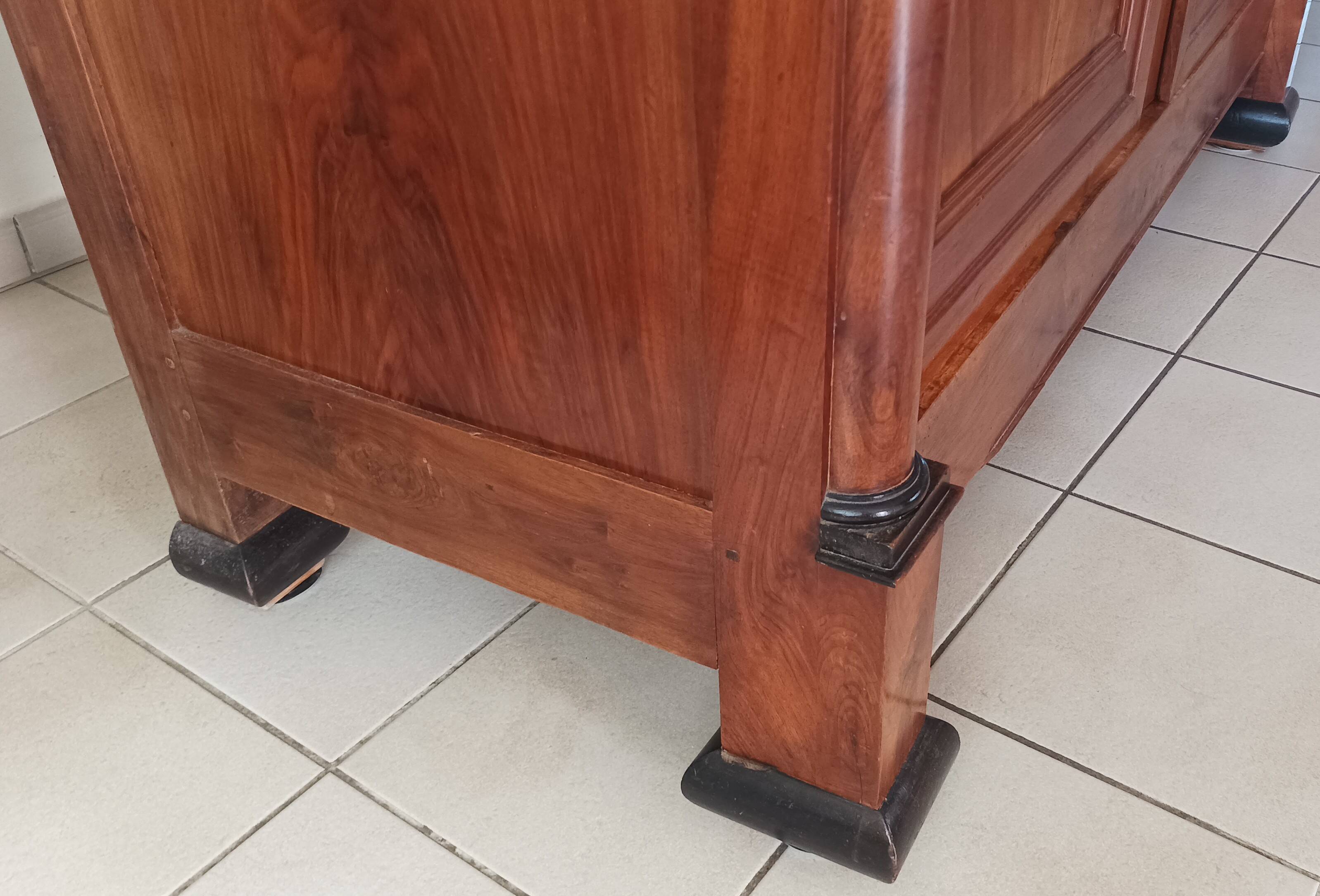 Empire walnut wardrobe