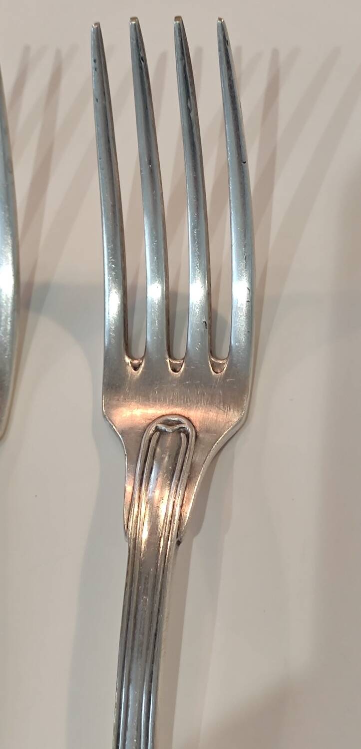 Series 5 Old Christofle Forks Silver Metal