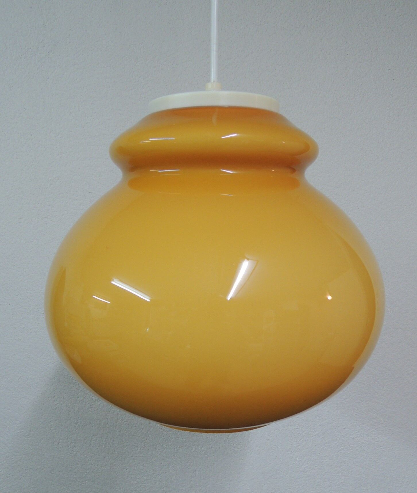 Orange opaline hanging