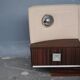 Reads 1970 vintage radio and integrated fabric appliques