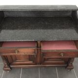 Dressing table with mirror