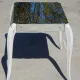 Mirror coffee table in Louis XV style