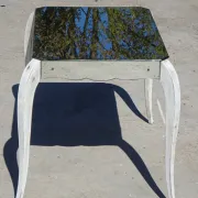 Table basse en miroir style Louis XV