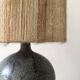 Table lamp in ceramic by Annie Maume and Robert Héraud, La Borne 1950.