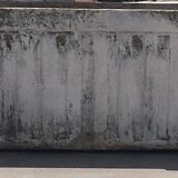 Set of 3 vintage 1960s fiber cement planters