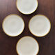 Set of 4 Krautheim for Richard Ginori Porcelain Dessert Plates