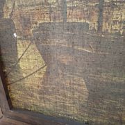 Peinture marine xixe sur toile signée J Alberti