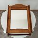 Antique solid oak bathroom cabinet from the early 20th century