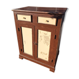 Low Parisian buffet Solid support height two doors 2 drawers