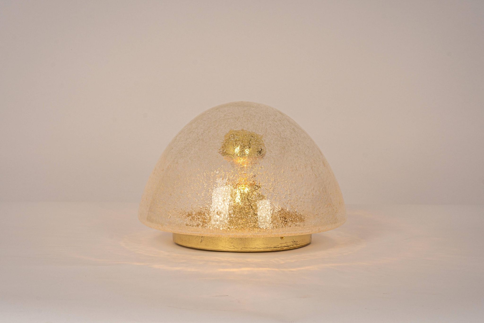 glass Space Age ceiling lights by Hoffmeister, Germany, 1960s