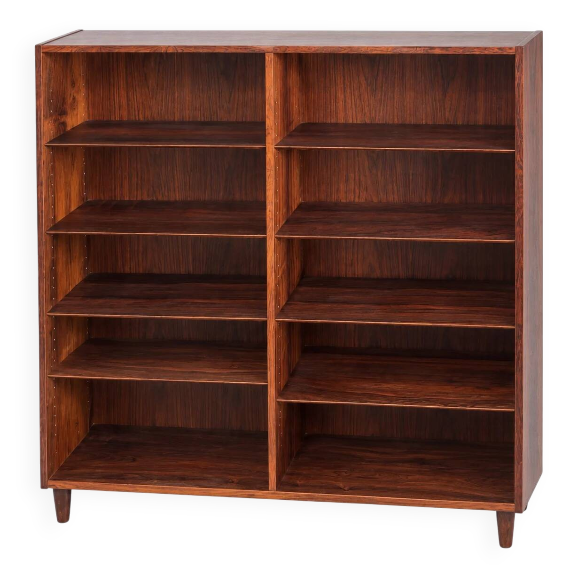 Danish bookshelf in rosewood by Hundevad & Co., 1960s