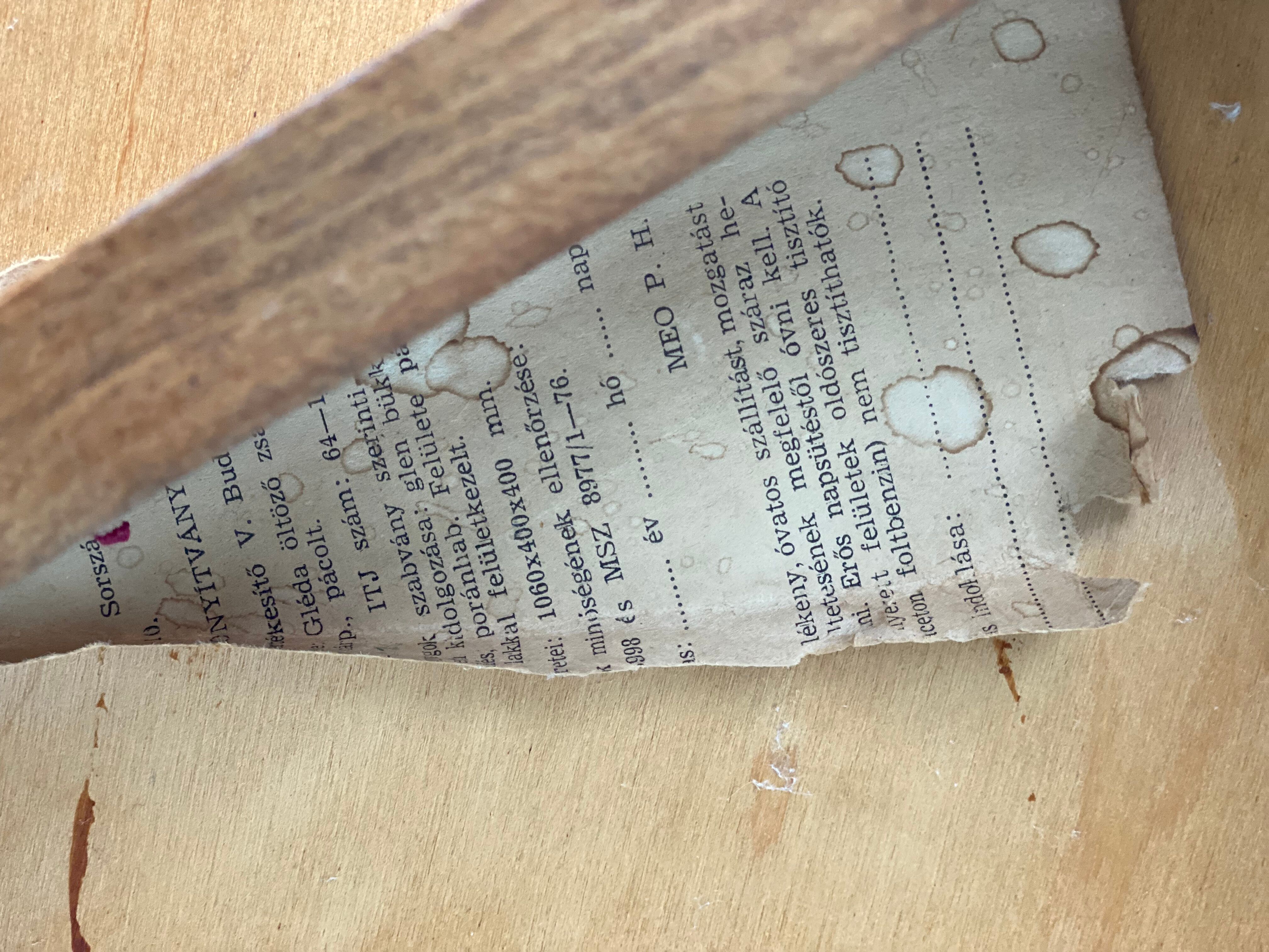 Vintage pine wood hungarian dressboy