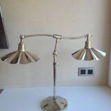 Vintage articulable chrome lamp
