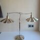 Vintage articulable chrome lamp