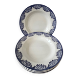 Set of 6 "Capri" plates Digoin Sarreguemines
