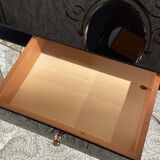 Golden metal and plexiglass dressing table