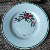 Ensemble de 6 Anciennes Assiettes à dessert  HBCM, modèle Simone