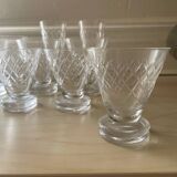 Argental Saint Louis crystal glasses