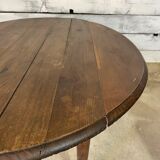 Oval shuttered dining table