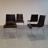 Set of 4 vintage Biliani kitchen chairs