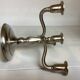 Silver metal 4-light candlestick chandelier