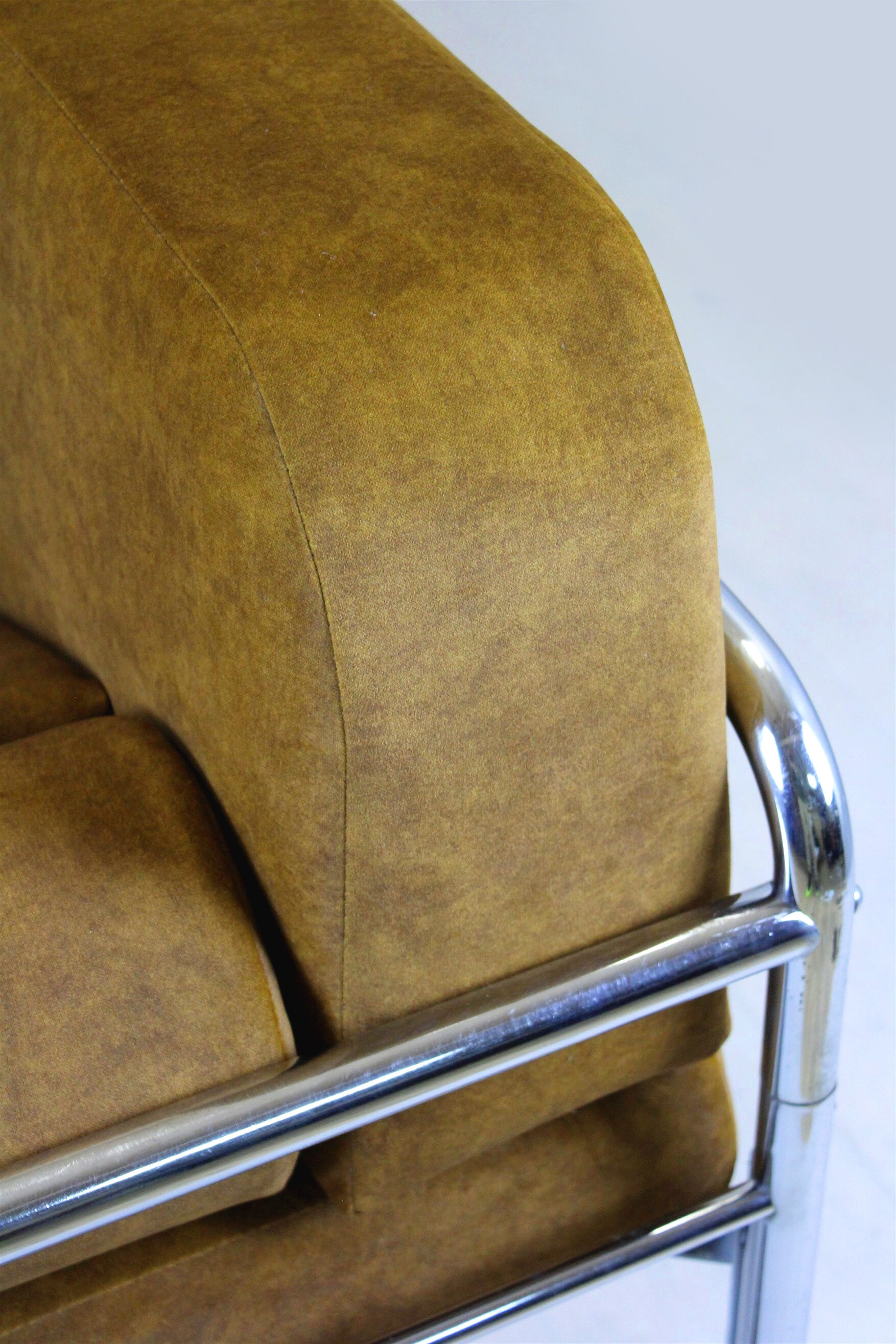 Bauhaus Tubular Chrome Steel Sofa from Hynek Gottwald, 1930s