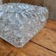 Square cast glass ceiling lamp