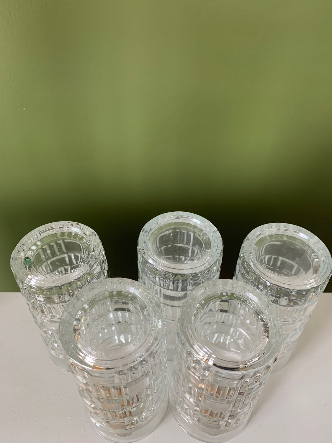 Orange juice glasses