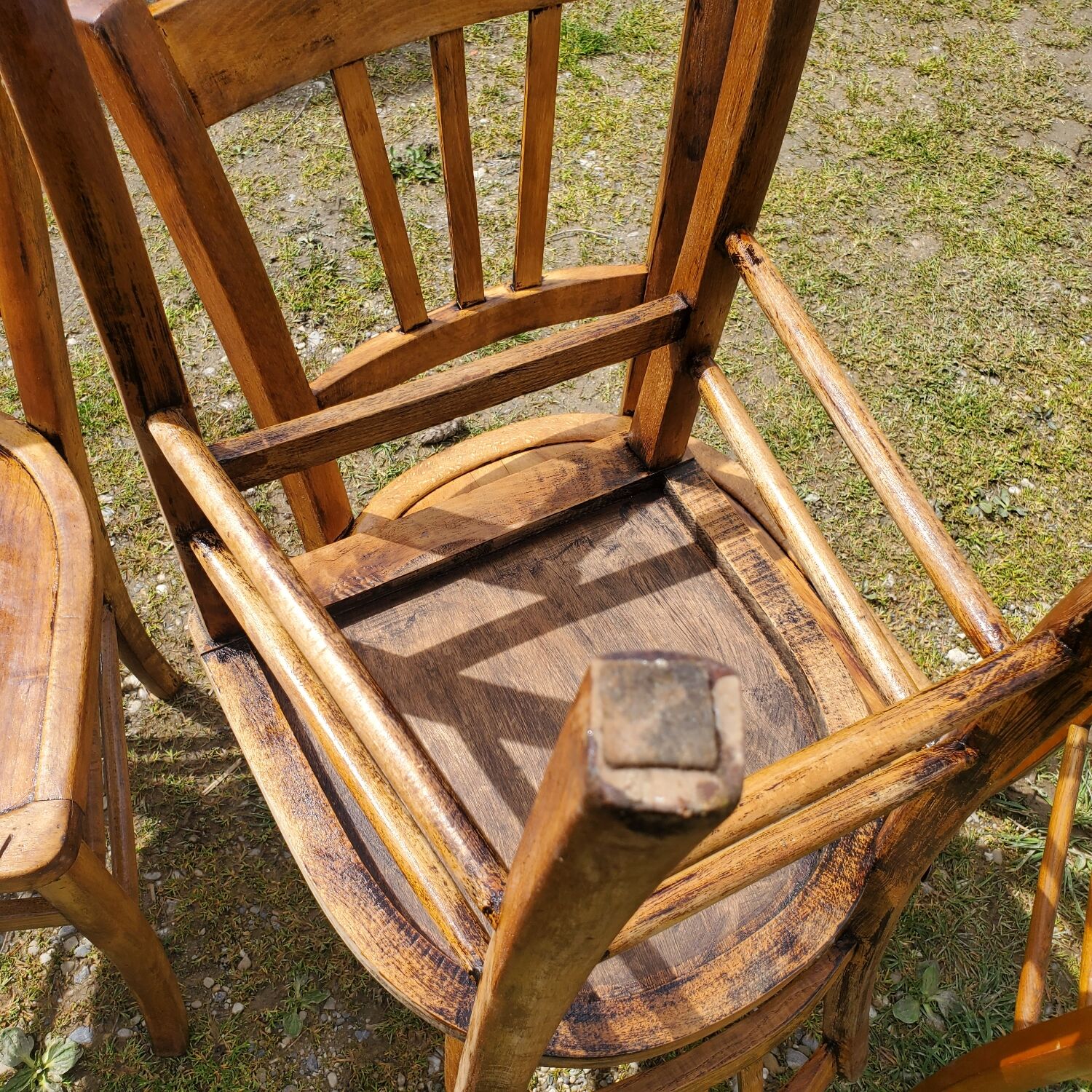 Set of 6 bistro chairs