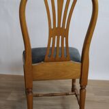 4 Vintage Scandinavian Gustavian Style Chairs Sweden