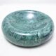 Round green marble ashtray