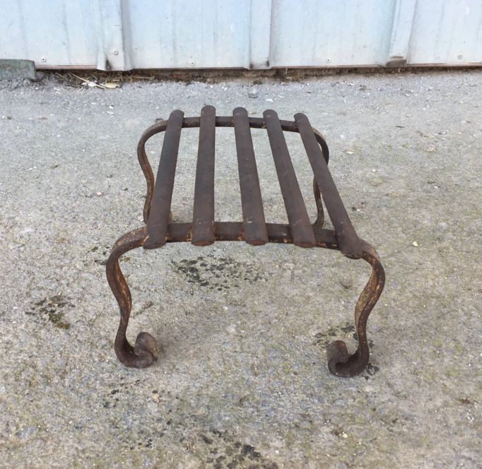 Ancient wrought iron plant support