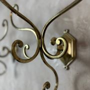 Paire de patères en Laiton
