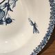 Hollow plate, insect and strawberry décor, Manufacture Choisy the King, Iron Land, H Boulenger - Co.
