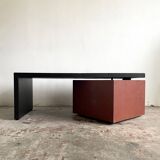 Bureau C.e.o. cube conçu par Lella & Massimo Vignelli pour Poltrona Frau, italie années 1990