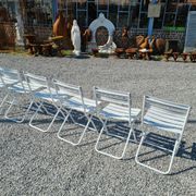 Folding iron garden chairs