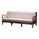Vintage Italian Bamboo Sofa with Cushions from the 1970s