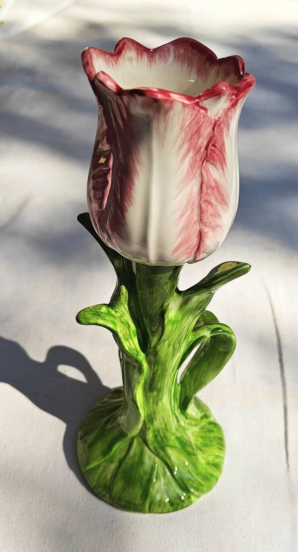 Soliflore tulipe signé Francesco Guarino