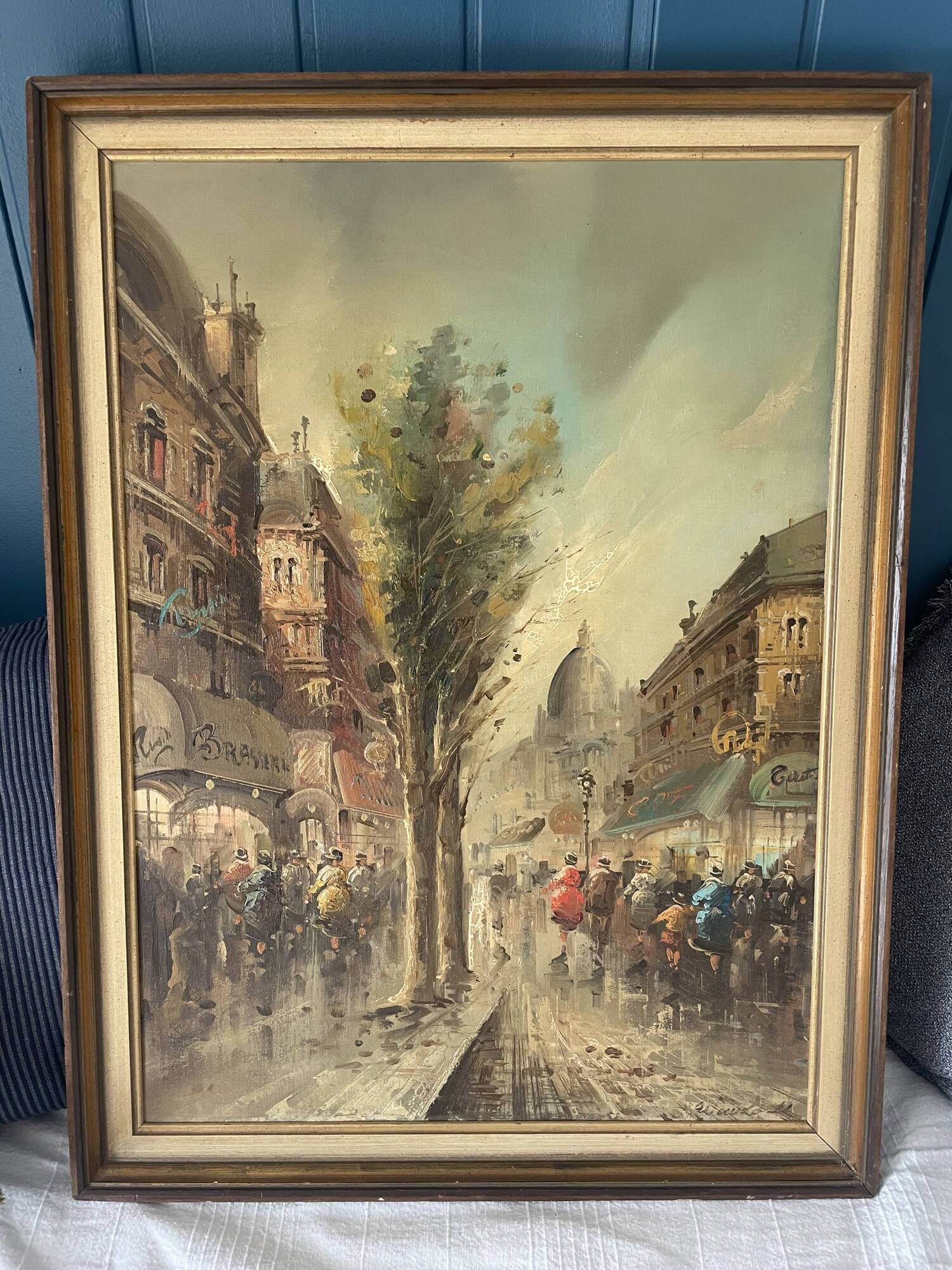 Signed Montmartre painting