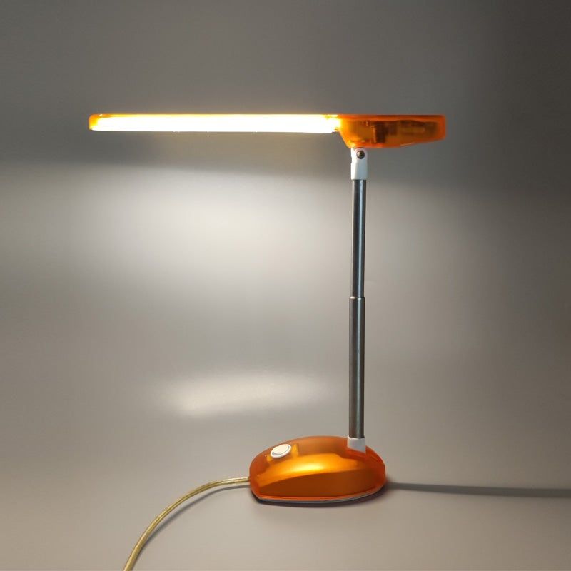 1990s Orange Table Lamp "Microlight" by Ernesto Gismondi for Artemide. Made in Italy