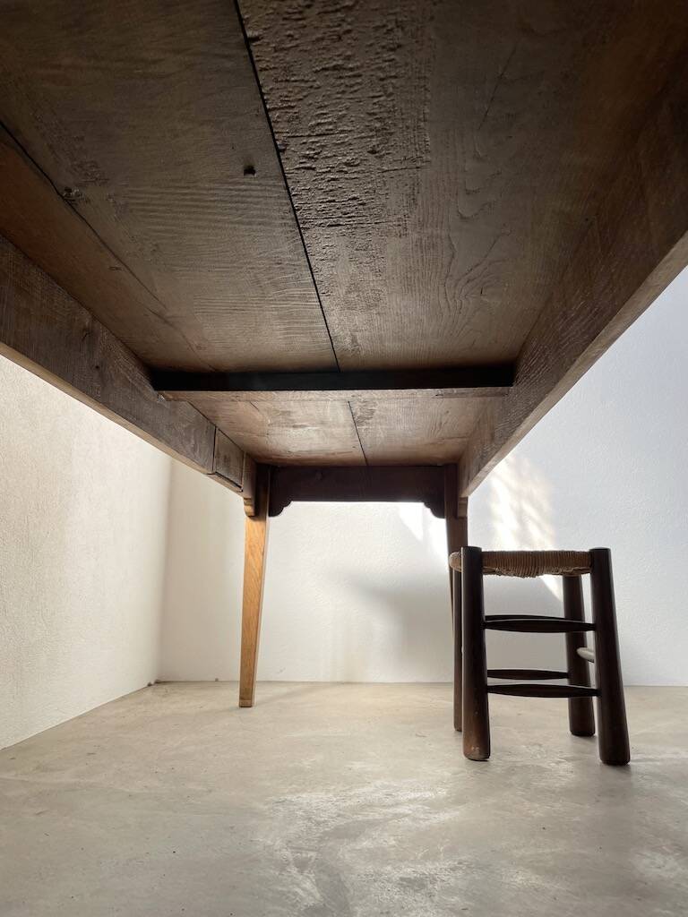 Oak farm table 220 cm