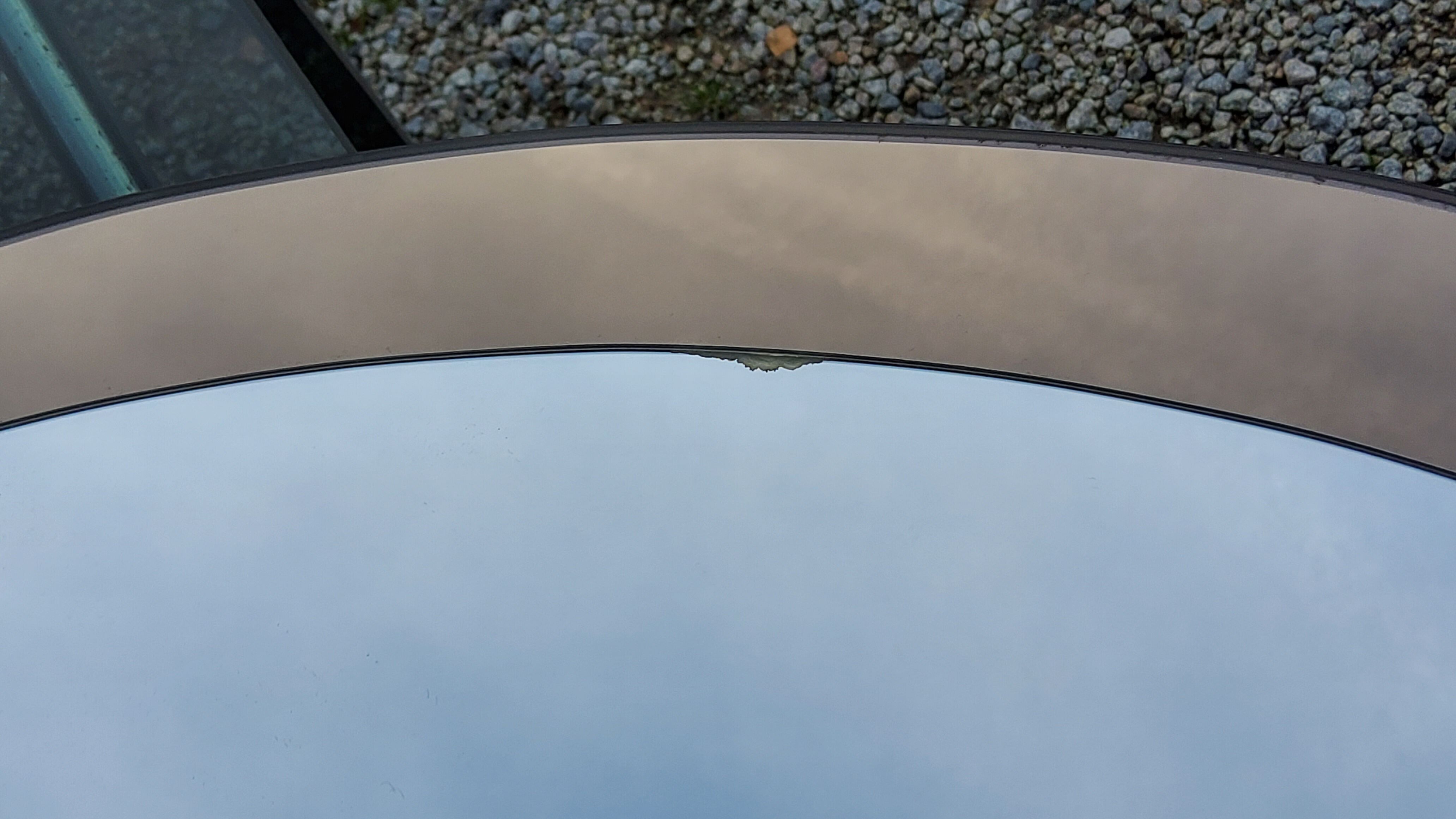 Antonio Lupi oval mirror from the 70s-80s 2 tains, 69x55 cm