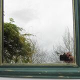 Mirror 1900 bronze green 51x69cm