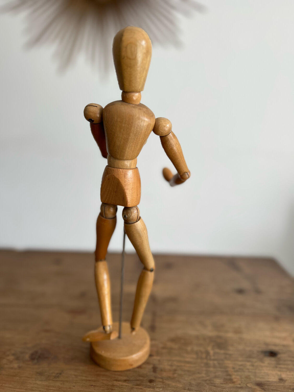 Mannequin articulé en bois vintage