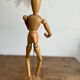 Mannequin articulé en bois vintage