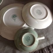 Peppermint coffee and dessert service / Villeroy - Boch / vintage 50-60