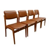 Set of 4 Danish dining chairs, 1970s