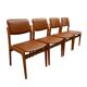Set of 4 Danish dining chairs, 1970s