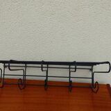 Vintage coat rack Ikea year 80 metal 5 hooks